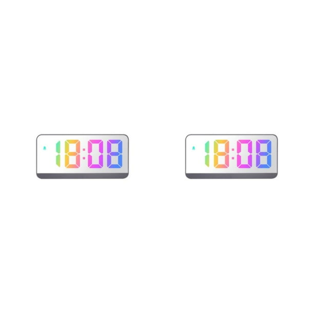 Injueey Tiempo de lectura fácil Pantalla de visualización clara y brillante para cronometraje sin esfuerzo Números digitales coloridos 8009D GreyExterior 2Conjunto