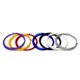 thumbnail image 1 of Raqueta de bádminton duradera de alta elasticidad, líneas de repuesto para raquetas de 0,69 mm, color aleatorio (línea 70), 1 of 5