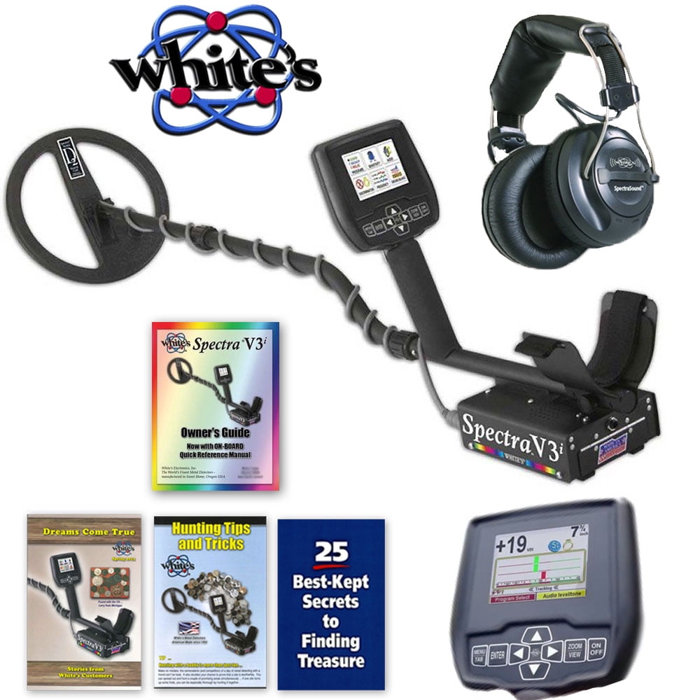 Whites Spectra V3i Metal Detector w/ Wireless Headphones