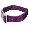 thumbnail image 5 of Country Brook Petz® 1 1/2 inch Premium Purple Paisley Dog Collar, Large, 5 of 7