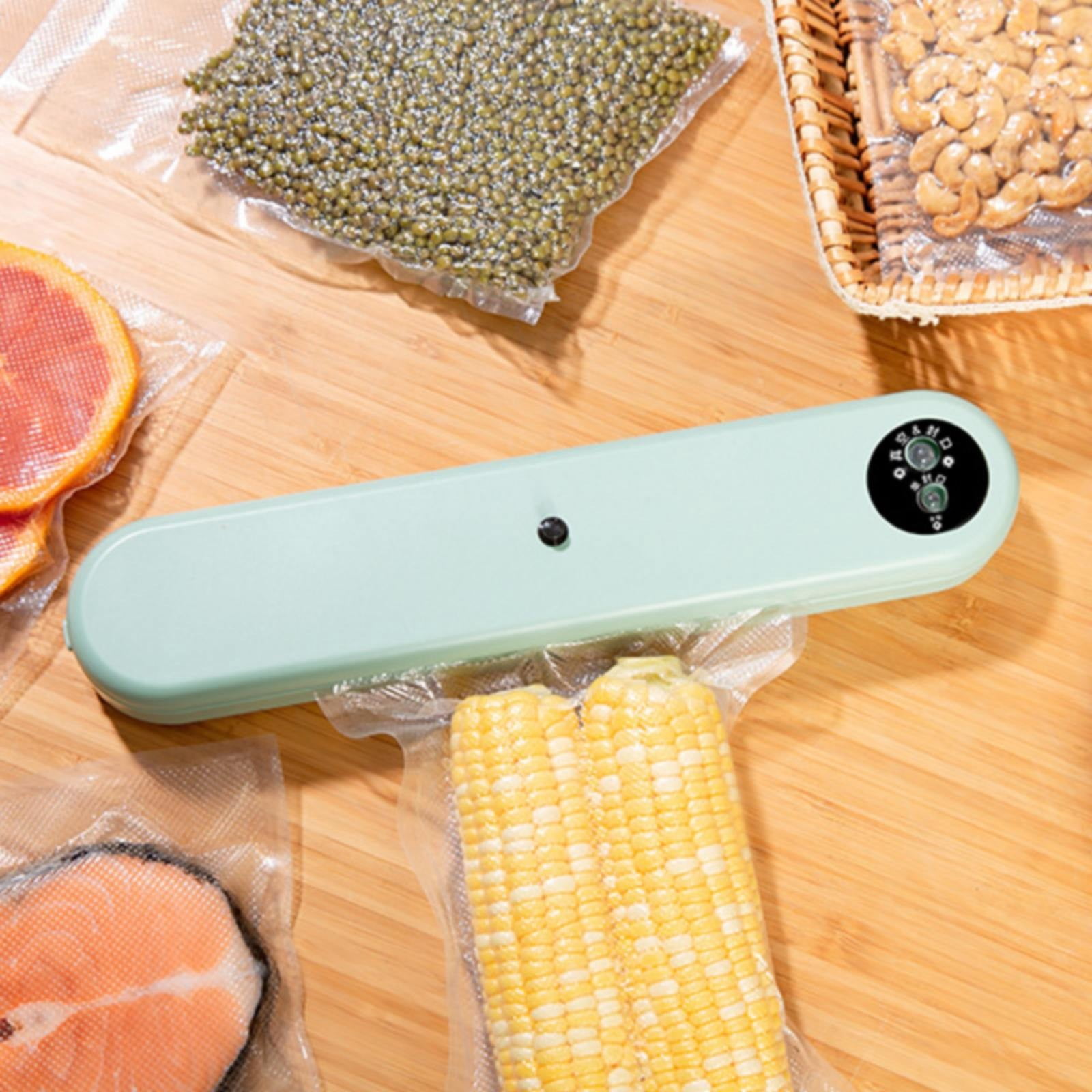 1Xhousehold Electronic Vacuum Food Sealer Clearance! Household Electric Vacuum Food Sealer 2024 Newest Electric Vacuum Food Sealer Machine Compact Automatic Food Vacuum Sealer Machine Vacuum Sealer
