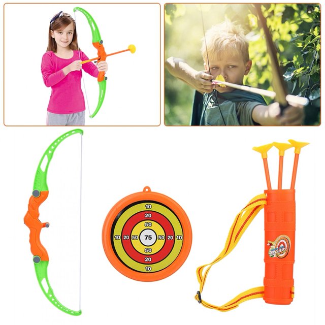 Juguete con arco para niños juego de tiro con arco duradero flechas suaves de plástico Anggrek Otros