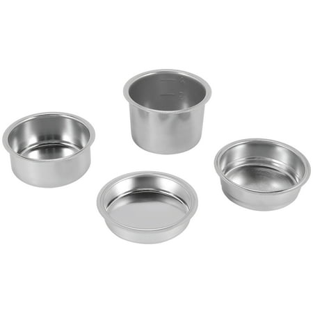 

4PCS 51mm Coffee Filter Replacement Filter Basket for Coffee Bottomless Portafilter for Espresso Machine Parts