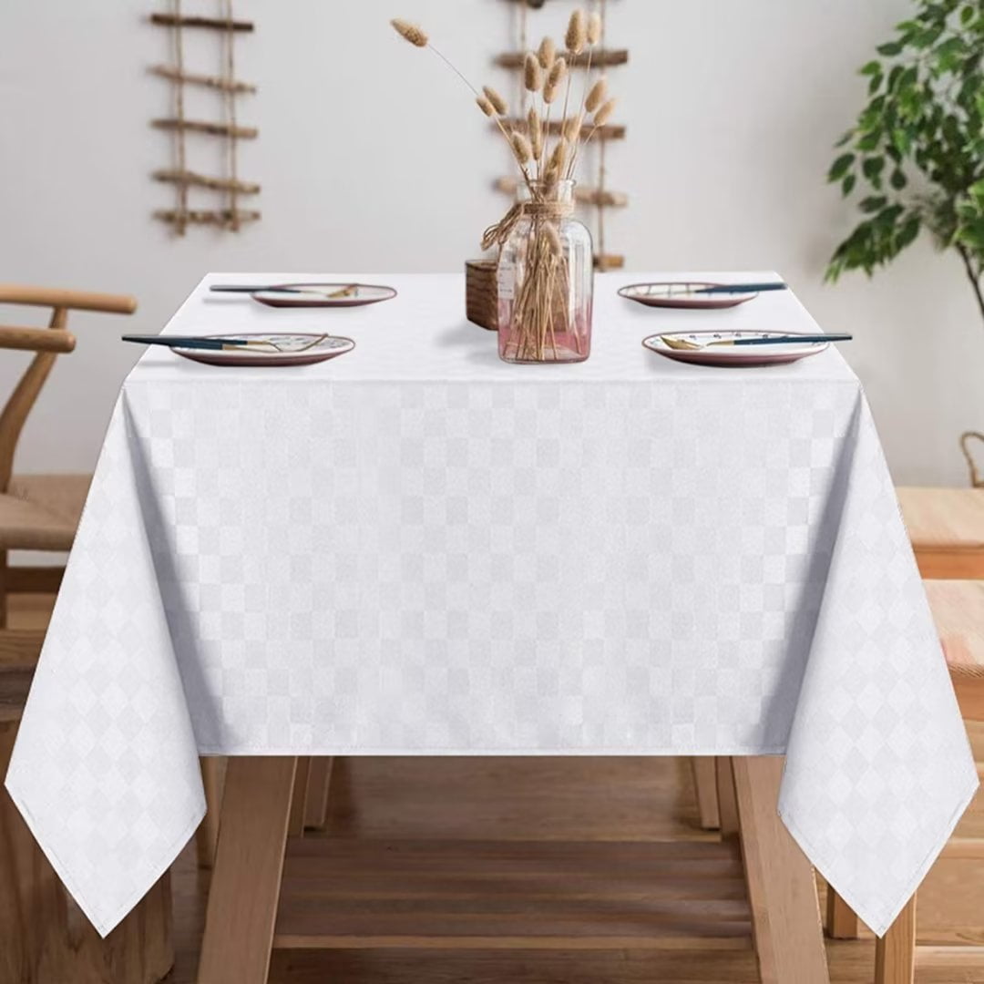Haperlare Square Tablecloth 52" x 52" Waterproof Stain Resistant Small