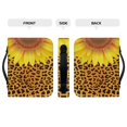 thumbnail image 4 of HELLHERO Sunflower Leopard Print Bible Cover, Protective PU Leather Church Bible Bag for Prayer Christian Prayer, Large Capacity Bible Covers, 4 of 12