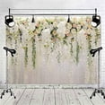 thumbnail image 2 of White and Pink Rose Wall Background Wedding Photography Backdrops Studio Props, 2 of 6