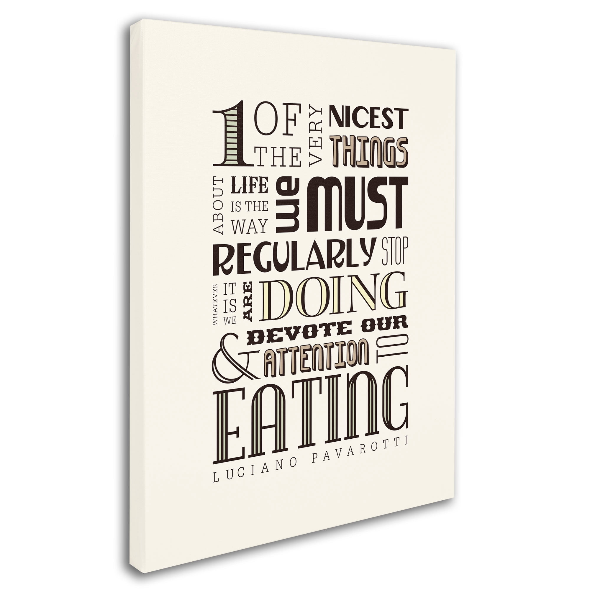 Trademark Fine Art "Take Time to Eat II" Canvas Art by Megan Romo