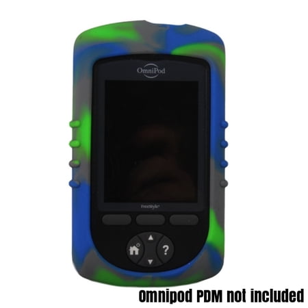 Omnipod Gel Skin- Green Blue Tie Dye