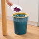 thumbnail image 5 of Bewildely Household bathroom, living room, Nordic uncovered out bin, classification ring garbage pressure garbage hollowed Suministros de limpieza para el hogar púrpura Bote de basura pequeño, 5 of 6