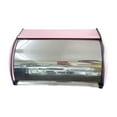 thumbnail image 3 of Fiocias Bread Box Multipurpose Bread Bin with Roll Lid Bread Keeper Bread Storage Holder Red, 3 of 9