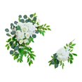 thumbnail image 1 of 2 piezas de guirnalda de flores artificiales para boda, arco de flores, centro de mesa, decoración floral Opción 1 A, 1 of 8