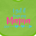 thumbnail image 4 of Inktastic I Got It from My Mama, Mom, Mother, Arrow, Hearts Boys or Girls Baby Bib, 4 of 4