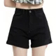 thumbnail image 1 of Shorts Vaqueros De Cintura Alta Enrollados Casual Para Mujer, 1 of 8