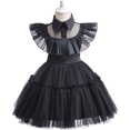 thumbnail image 1 of SATKULL Robe Noire pour Bébés Filles Halloween Cosplay Robe Fantaisie 3-12 Ans, 1 of 7