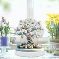 thumbnail image 6 of Easter Decorations Colorful Easter Bunny Tabletop Ornament,Spring Fashion Decorative Sculpture Figurine 2D Acrylic for Home Kitchen Easter Party,Birthday Gifts for Women Beige-w, 6 of 6