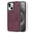 Winered, variant on ELEHOLD Case for iPhone 13, Shockproof Slim Magnetic Leather Case, Compatible with MagSafe Accessories,Winered