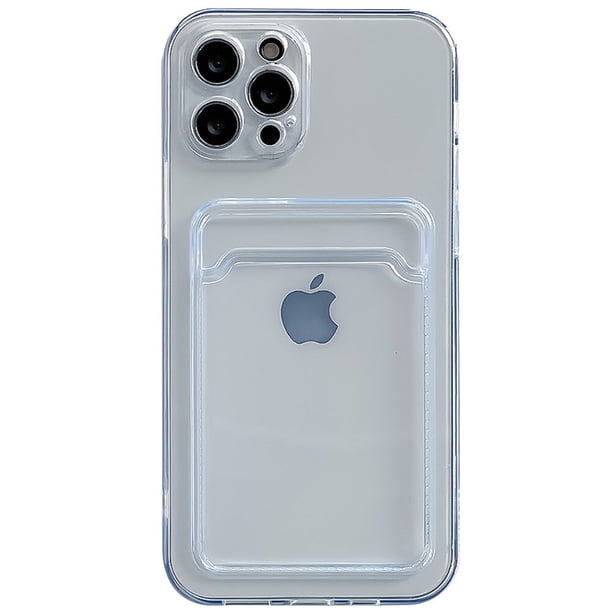 Funda de teléfono para iPhone, carcasa de silicona suave con tarjetero para modelos 7, 8, 14 Plus, 11, 12, 13, 14 Pro Max, XS, XR, 6s Plus