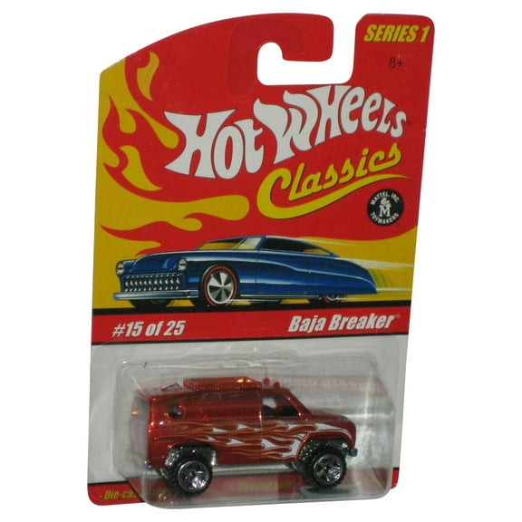 Hot Wheels Classics Series 1 (2004) Purple Magenta Baja Breaker Toy Van #15/25