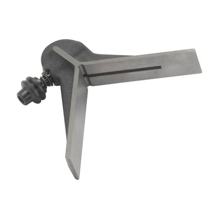 Center Head For 12"/300Mm And Larger Combination Squares, Combination Sets And Bevel Protractors - Black Wrinkle-Finished, Cast Iron Steel Center Head - C11-1224