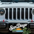 thumbnail image 5 of San Diego Logo Front License Plate, Metal License Plate, Funny Standard Plates Personalized Novelty Decorative For Men/Women/Boys/Girls Car 6×12 Inch, 5 of 6