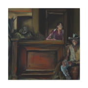 Wild West Saloon Scene - Canvas
