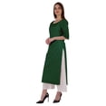 thumbnail image 3 of Bimba Kurti Longue Droite pour Femmes, Tunique à Manches Longues Imprimée, Haut Décontracté d'Été, Kurta Formelle, 3 of 7