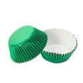 thumbnail image 2 of 100 Pieces Cupcake Paper Liners Mini Non-Stick Muffin Baking Molds DIY Pastry Chocolate Home Kitchen Bakeware, Green, 2 of 10