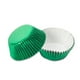 thumbnail image 2 of Injueey 100 Uds papel de aluminio papel para cupcakes revestimientos para hornear taza de papel tulipán negro Color puro hornear Muffin taza Herramientas y accesorios para hornear verde, 2 of 6