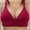 Wine, variant on Patlollav Women Comfortable Lace Breathable Bra Underwear No Rims