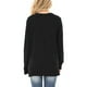 thumbnail image 4 of Blusa de manga larga con cuello cruzado de Color sólido a la moda para mujer Fridja  hj1612, 4 of 8