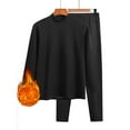 thumbnail image 3 of Kureaily Mens Middle Neck Pure Cotton Thermal Underwear Set Thin Autumn Clothes And Pants Bottoming Shirt Soft Lightweight Sleep Sets, 3 of 5