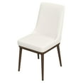 thumbnail image 3 of Grayson Mid-Century Modern Polyester Blend Fabric Dining Chair in Beige (Pair), 3 of 8