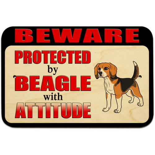 Property protected by Lhasa Apso dog with attitude metal aluminum sign 