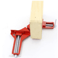 thumbnail image 4 of Clip de ángulo recto reforzado de 90, Clip de cristal para pecera, Clip de fijación rápida, Clip para marco de fotos, Clip para marco de fotos de carpintería (rojo) Rojo Verde, 4 of 4