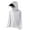 Gray, variant on Hoodies for Men UPF 50 Hunting Shirts with Mask Breathable Long Sleeve Solid Color Fishing Hoodie L