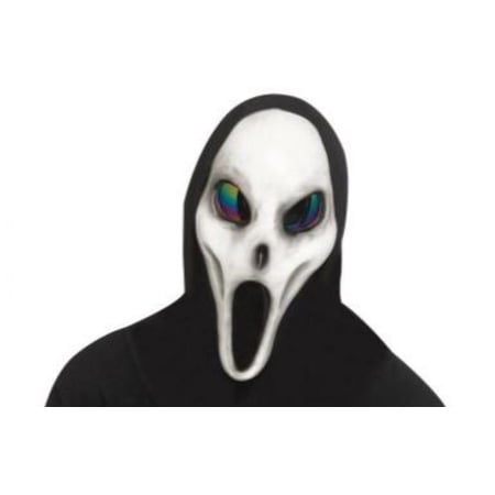 Playboy - s Alien Spawn Grey Full Mask with Black Hood - One Size - One Size