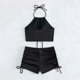 thumbnail image 4 of Traje de baño de 2 piezas para mujer, trajes de baño para mujer, bikini de moda con estampado, push-up y relleno, conjunto de ropa de playa para mujer, 4 of 4