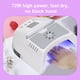 thumbnail image 5 of Ventilador inalámbrico de 72W, lámpara de uñas, lámpara LED UV, secador de uñas para manicura, MABOTO  Secador de uñas, 5 of 7