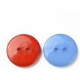 thumbnail image 2 of 100Pcs Flat Round 2-Hole Acrylic Sewing Buttons Plastic Buttons for Costume Design Mixed Color Button Parts, 2 of 3