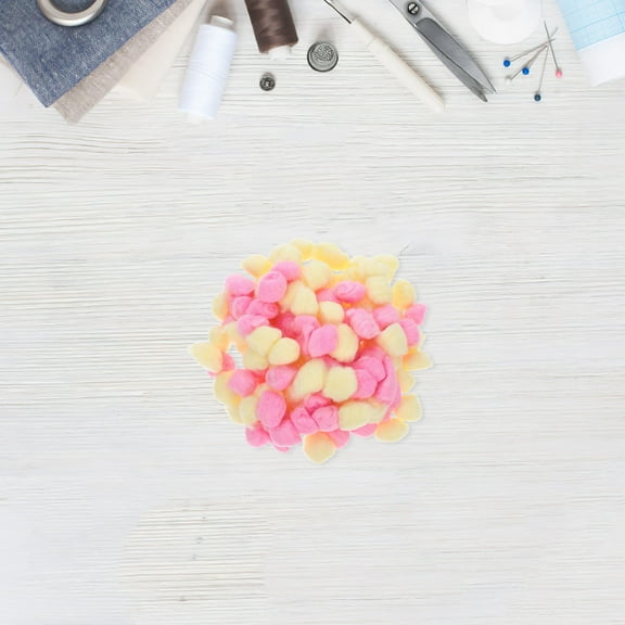MIPCASE 500Pcs Assorted Color Cotton Pom Poms Soft Durable for Pet Nest and DIY Crafts