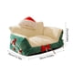 thumbnail image 3 of Sofá Cama Navideño para Mascotas | Cama Semicerrada para Gatos y Perros | Desmontable y Lavable | Ideal para El Invierno | Verde | 50 X 35 X 25 Cm, 3 of 6