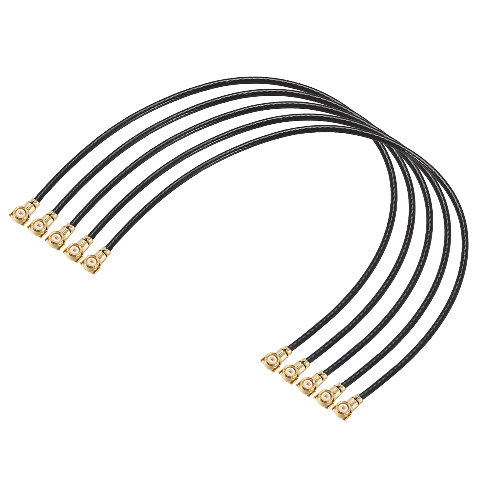 MMCX Male Right Angle To SMA Female Bulkhead,,Pigtail Antenna Coaxial