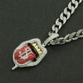 thumbnail image 3 of Hip Hop Cuban Chains Red Tongue Pendant Necklace With 13mm Miami Cuban Chain Iced Out Bling HipHop Necklaces Fashion Jewelry, 3 of 8