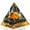 Brown, variant on Orgone Pyramid - Tiger Eye Crystals Pyramid Positive Energy for Meditation, Wealth & Stress Relief​