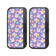 thumbnail image 5 of ZIATUBLE Refrigerator Door Handle Covers Protective Gloves Keep Kitchen Appliances Clean, 4 PCS Fridge Dishwasher Door Handle Sleeve Home Decor, Rabbit Bow Easter Egg, 5 of 7