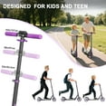 thumbnail image 4 of SIMATE Kick Scooter for Kids Ages 6+,3 Adjustable Levels,Foldable and Lightweight with Suspension, 8in Big Wheels for Teen and Adults,Max Load 240 LBS, 4 of 7