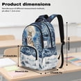 thumbnail image 7 of DISNIMO Kids Backpack for Boys Wolf Printed 17" Lightweight School Backpack with Padded Straps and Multiple Pockets Elementary Middle School Bag Travel Daypack, 7 of 7