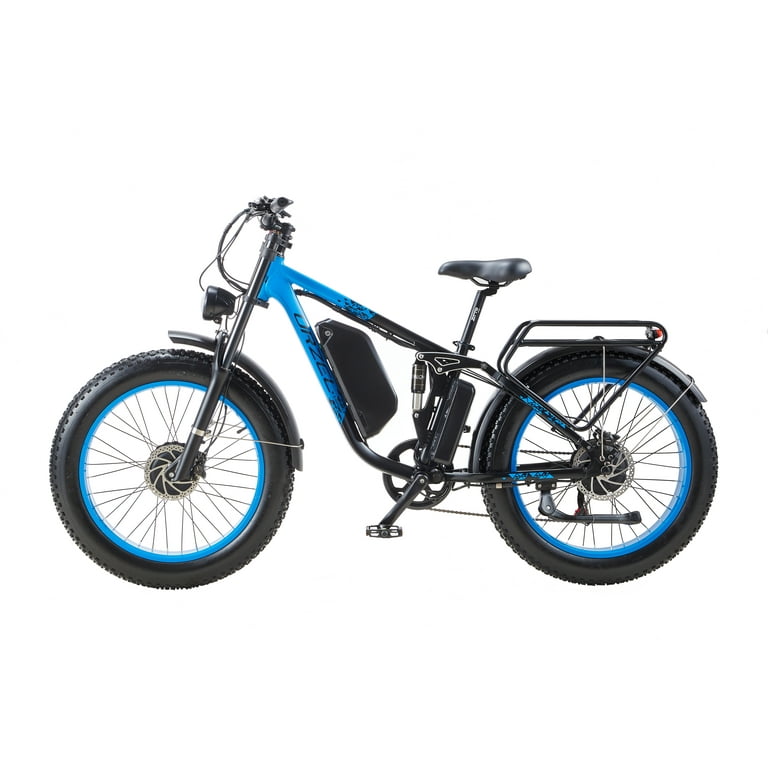 Peak 3000W Dual Motor Ebike for Adults, 48V 25Ah Long Range Electric Mountain Bike, 30-34MPH Step-Thru Unlocked Electric Bike