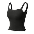 thumbnail image 4 of Camiseta elástica para mujer: sin mangas, tejido suave y transpirable, camiseta informal para combinar con otras prendas o hacer ejercicio. Tallas S/XL., 4 of 7
