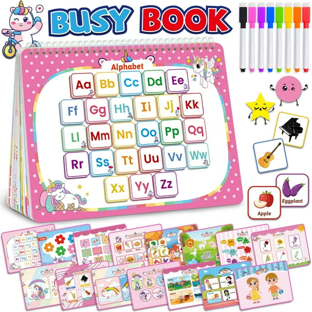 Busy Book Benresive Montessori para niños pequeños de 2 a 4 años